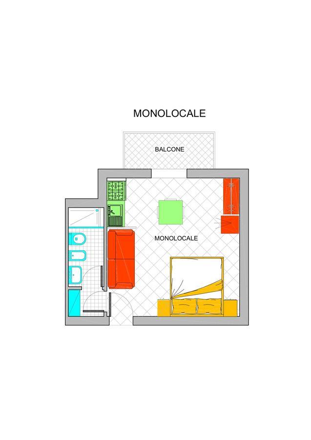 Residence Il Capodoglio Rimini Dış mekan fotoğraf